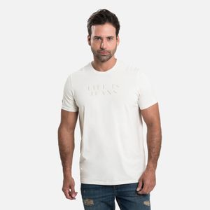 Camiseta Premium Manga Corta Color Ivory Para Hombre