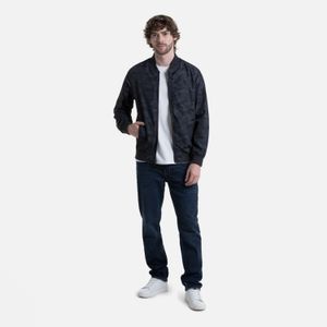Chaqueta Bomber Color Negro Para Hombre