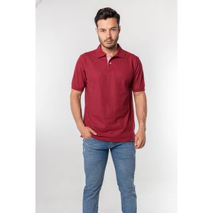 Camiseta tipo polo para hombre vinotinto kapo