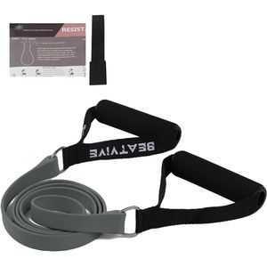 Bandas de ejercicio con asas, bandas de resistencia con asas, ideales para terapia física, entrenamiento de fuerza, tonificación muscular
