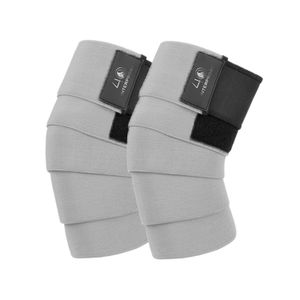 Correas de rodilla para hombre y mujer, rodilleras elásticas de 76 pulgadas para levantamiento de pesas, 4 variantes de color