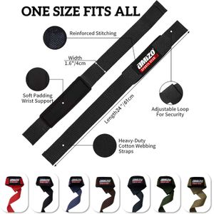 Correas de elevación, correas de levantamiento de pesas para hombres y mujeres para gimnasio, culturismo, levantamiento de potencia