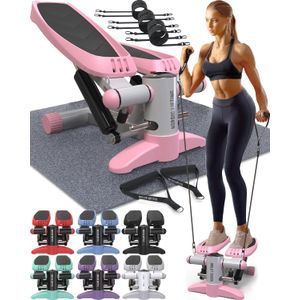 Nordic Lifting Mini máquina escaladora y escaladora, con juego de bandas de resistencia y almohadillas antideslizantes para los pies