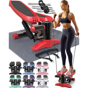 Nordic Lifting Mini máquina escaladora y escaladora, con juego de bandas de resistencia y almohadillas antideslizantes para los pies