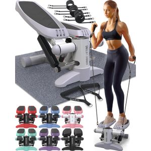 Nordic Lifting Mini máquina escaladora y escaladora, con juego de bandas de resistencia y almohadillas antideslizantes para los pies
