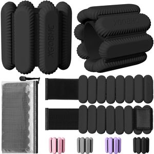 Juego de 2 pesas para tobillo, pesas ajustables para muñeca y tobillo para mujeres, hombres, niños, entrenamiento de fuerza, piernas y brazos