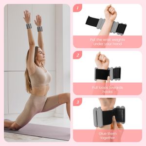 Juego de 2 pesas para tobillo, pesas ajustables para muñeca y tobillo para mujeres, hombres, niños, entrenamiento de fuerza, piernas y brazos
