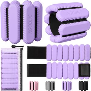 Juego de 2 pesas para tobillo, pesas ajustables para muñeca y tobillo para mujeres, hombres, niños, entrenamiento de fuerza, piernas y brazos