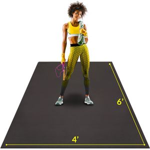 ActiveGear Alfombrilla de ejercicio grande para entrenamiento en casa | Suelo de gimnasio de entrenamiento para gimnasio en casa | Alfombrilla de