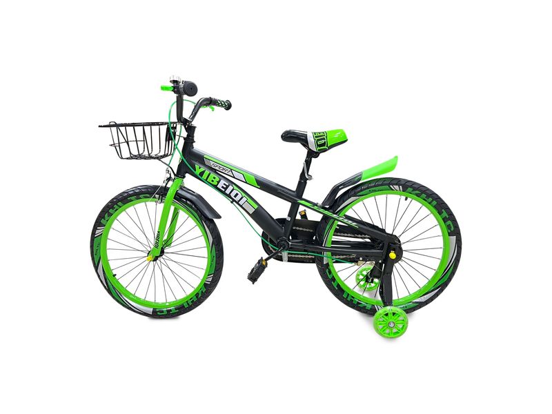Bicicleta Infantil Roadmaster Freno Pinza R20 Negro Verde