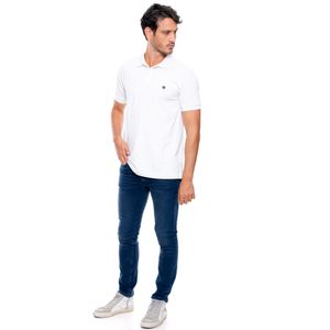 Polo Unicolor Logo Bordado