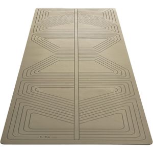 agoy Pro+ Warrior - Premium Non-Slip Yoga Mat – Eco-Conscious Design - PU Mat With Wet/Dry Grip+ - Focus Alignment - Lazer-Etched Technology - A