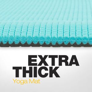 ActiveGear Esterilla de yoga extra grande de 10 x 6 pies – 0.315 pulgadas extra gruesa, duradera, cómoda, antideslizante e inodora