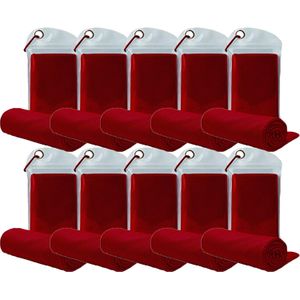 Paquete de 10 toallas refrescantes de microfibra a granel, de secado rápido, transpirable, toalla de sudor frío, toalla que se mantiene fresca
