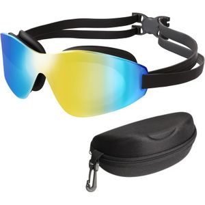 Tripsky Gafas de natación, gafas de natación polarizadas sin montura para adultos, hombres, mujeres y jóvenes