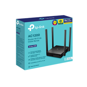 Router TP-link ARCHER C50 - dual band - AC1200 - 4 antenas