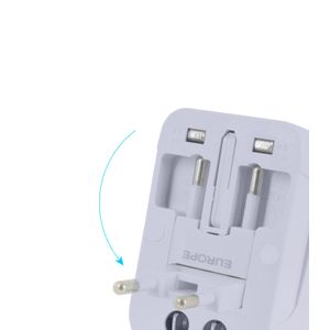 Adaptador internacional Multipuertos