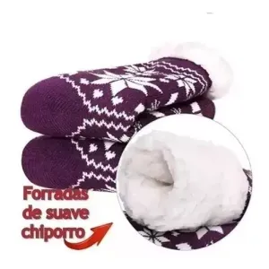 Medias Largas Térmicas Para Invierno Con Antideslizante