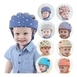 Casco Protector Para Bebes Antigolpes Ajustable Colores