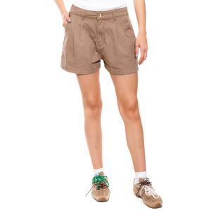 Shorts Con Pinzas Delanteras