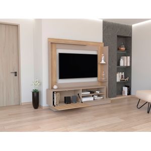 Centro de entretenimiento Doha TV 60''  Homecollection Taupe Fresno Eu