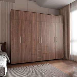 Closet Bigaf 230X204X50 RTA Milan Wengue