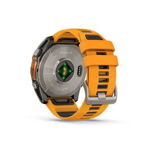 Reloj Garmin Fenix 8 51mm Amoled Zafiro Titanio Naranja