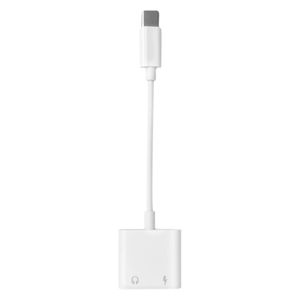 Adaptador Dual Tipo C a Entrada Audio Auxiliar 3.5 y Tipo C