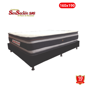 Colchón Doble Pillow Semiortopédico de 160x190