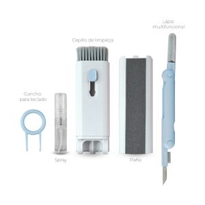 Kit De Cepillos Limpiadores De Teclado De Ordenador 7 En 1 P