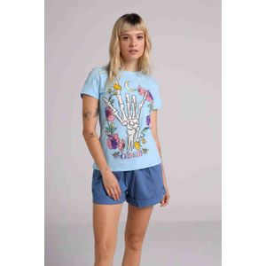 Camiseta Manga Corta Standard Fit Love Ya Mujer