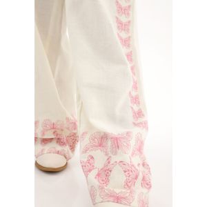 Pantalón con estampado de mariposas para niña