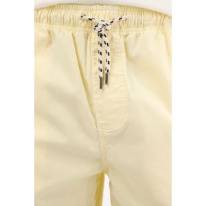 Bermuda crudo con pretina enresortada para hombre
