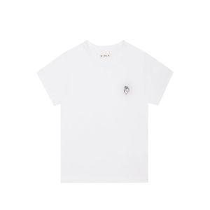 Camiseta blanca con estampado para mujer