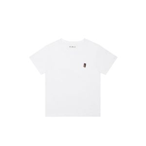 Camiseta blanca con estampado para mujer