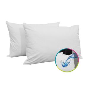 Protector Impermeable Para Almohada Hogareto 70x50cm - Set x 2