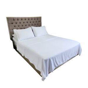 Juego de Sábanas Unicolor  Hogareto Cama Doble (140x190 cm)
