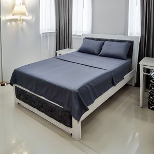 Juego de Sábanas Unicolor  Hogareto Cama Sencilla (100x190 cm)