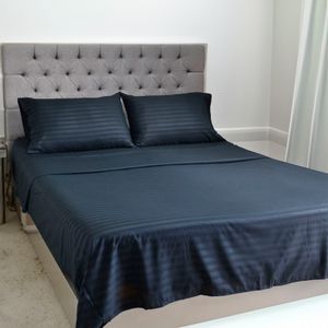 Juego de Sábanas Unicolor  Hogareto Cama Semidoble (120x190 cm)
