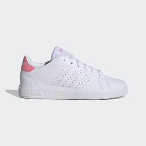Tenis Adidas Niña Advantage Base 2.0 Blanco Rosa ID3886