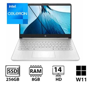 Pórtatil HP 14 Dq0533La Intel Celeron N4120 Ram 8GB Ssd 256GB 14?HD