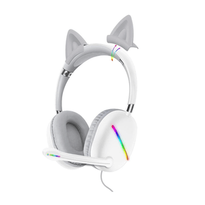 Diadema USB Cat Pink AKZ-X51 Jaltech