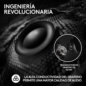 Diadema Gamer Logitech G Pro X 2 Lightspeed / Bluetooth / 3.5mm