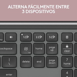 Combo Profesional Logitech Teclado K950 + Mouse M650 Grafito