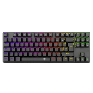 Teclado Gamer Mecánico TKL T-dagger T-TGK315-RD Bora RGB