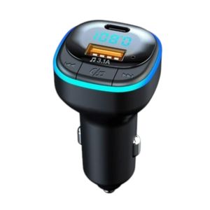 Cargador Automovil Multifuncional Con Pantalla Y Cable