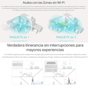 Sistema Wifi 6 Malla Para El Hogar, Tp-link Deco X20 3-pack