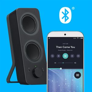 Parlantes 2.0 Bluetooth Logitech Z207 para PC, Celular, Tablet
