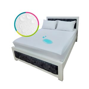 Protector Colchón Impermeable + 2 protectores de almohadas impermeables Jersey