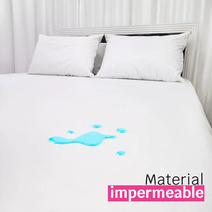 Protector Colchón Impermeable + 2 protectores de almohadas impermeables Jersey